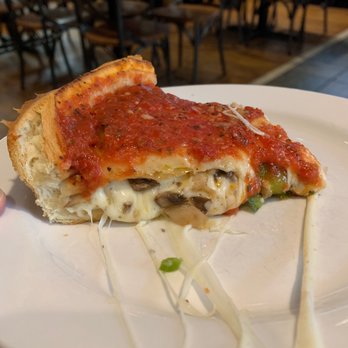 Giordano's - Chicago Classic - One Slice in detail. - Pizza Near Me - Chicago, Illinois