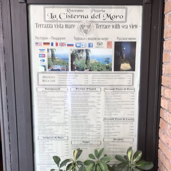 La Cisterna del Moro - Menu - Italian Near Me - Taormina, Maine La Cisterna del Moro - Menu - Italian Near Me - Taormina, Maine