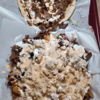 Gyro Kings - 8. King's Loaded Fries and 1. Gyro Sandwich - Mediterranean Near Me - Omaha, Nebraska