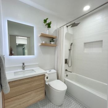 Nikola Z Construction - Guest bath after - General Contractors Near Me Nikola Z Construction - Guest bath after - General Contractors Near Me