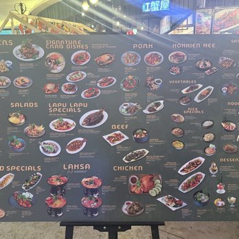 Crustasia - Menu Board - Seafood Near Me - Pasay City, NCR