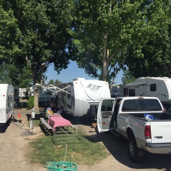 Oregon Trail Campground - Mature gorgeous trees - Campgrounds Near Me - Twin Falls, Idaho