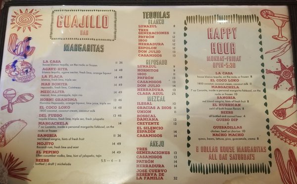 Menu photo 2 Guajillo Mexican Cuisine Arlington, VA Menu photo 2 Guajillo Mexican Cuisine Arlington, VA