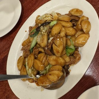 Shanghai Zhen Gongfu - 133. Shanghai Style Rice Cake with Shredded Pork - Shanghainese Near Me - Elmhurst, New York Shanghai Zhen Gongfu - 133. Shanghai Style Rice Cake with Shredded Pork - Shanghainese Near Me - Elmhurst, New York