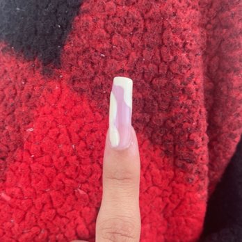 Sun Nails and Spa - Nails were not even shaped evenly or even to what I wanted. I asked for coffin. - Nail Salons Near Me - Northridge, California