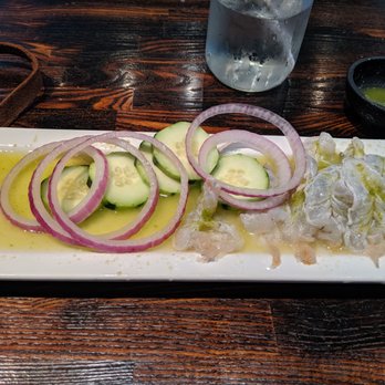 ConiSeafood - This is the Aguachile... $15 no thanks. And you have to chop up your veggies... I should have just made it at home. - Mexican Near Me - Inglewood, California