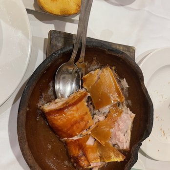 Yantar de la Ribera - Suckling pig . It was ok but will not order again. - Spanish Near Me - Barcelona, B Yantar de la Ribera - Suckling pig . It was ok but will not order again. - Spanish Near Me - Barcelona, B