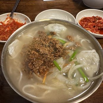 Mdk Noodles - Knife Cut Noodle in Chicken Broth (Kalguksu) - Korean Near Me - Anaheim, California Mdk Noodles - Knife Cut Noodle in Chicken Broth (Kalguksu) - Korean Near Me - Anaheim, California