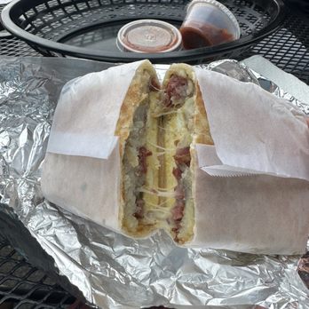 Pil's Deli - Reindeer sausage burrito - Delis Near Me - Anchorage, Alaska