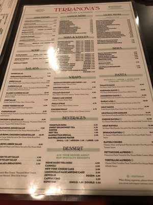Menu photo 7 Terranova's Restaurant & Pizzeria Bunnell, FL