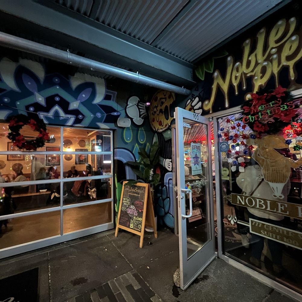 Noble Pie Parlor - Midtown - Outside with Xmas decor 12:16/24 - Chicken Wings Near Me - Reno, Nevada Noble Pie Parlor - Midtown - Outside with Xmas decor 12:16/24 - Chicken Wings Near Me - Reno, Nevada