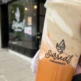 Float-Tea Thai Milk Bubble Tea & Vietnamese Iced Coffee Ice Cream & Earl Grey Iced Cream Float-Tea Thai Milk Bubble Tea & Vietnamese Iced Coffee Ice Cream & Earl Grey Iced Cream