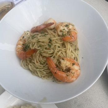 Fiori - Pasta with "PRAWNS " , um these were Shrimp , but beautifully cooked and presented, maybe best dish - Italian Near Me - Houston, Texas Fiori - Pasta with "PRAWNS " , um these were Shrimp , but beautifully cooked and presented, maybe best dish - Italian Near Me - Houston, Texas
