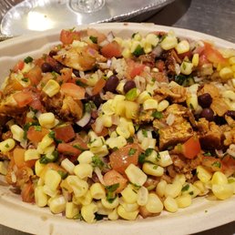 Chicken burrito bowl