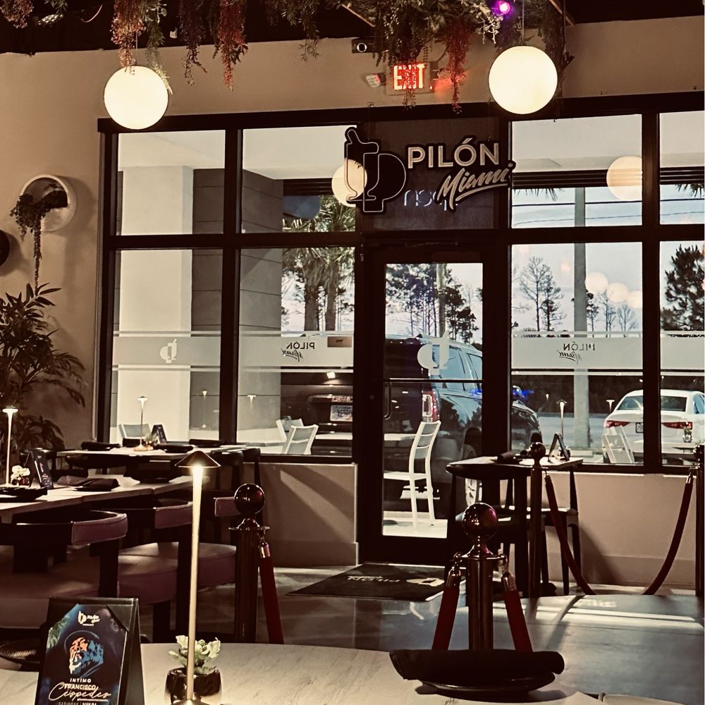 Pilon Miami - The Door entrance from the inside of restaurant - Latin American Near Me - Miami, Florida Pilon Miami - The Door entrance from the inside of restaurant - Latin American Near Me - Miami, Florida
