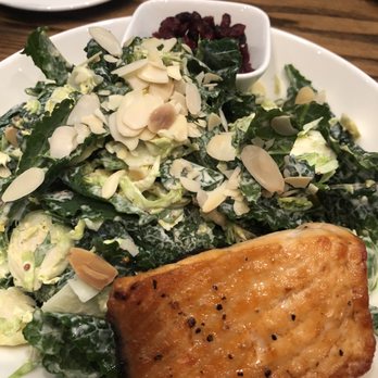 ChopHouse Grille - Brussel sprouts salad with salmon - Steakhouses Near Me - Exton, Pennsylvania ChopHouse Grille - Brussel sprouts salad with salmon - Steakhouses Near Me - Exton, Pennsylvania
