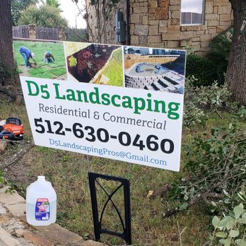 D5 Landscaping Services - a sign for landscaping services - Gardeners Near Me D5 Landscaping Services - a sign for landscaping services - Gardeners Near Me