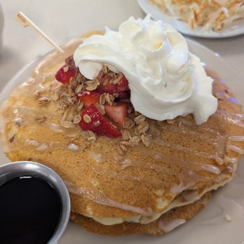 Noble Restaurant - Vegan Almond Layer Pancakes. - Breakfast & Brunch Near Me - Wyoming, Michigan