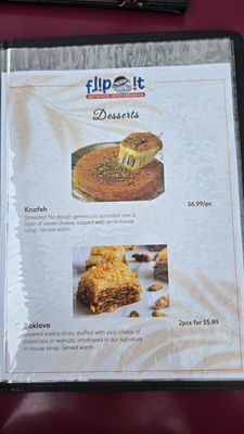 Menu photo 1 Flip It Authentic Mediterranean Raleigh, NC