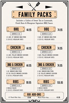 Menu photo 3 Bluegrass BBQ & Catering Cowpens, SC Menu photo 3 Bluegrass BBQ & Catering Cowpens, SC