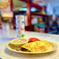 Ross's Diner - Veggie omelet