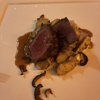 Dante - Steak with potatoes mushrooms and dill puree - New American Near Me - Cleveland, Ohio
