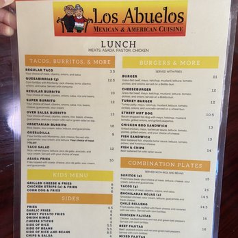 Los Abuelos - July 2022 - Mexican Near Me - Napa, California