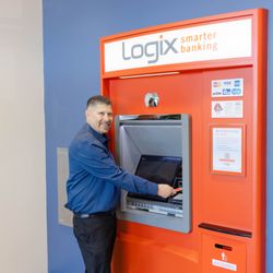 Logix - Chatsworth Branch - Member, Jorge, at Logix ATM
