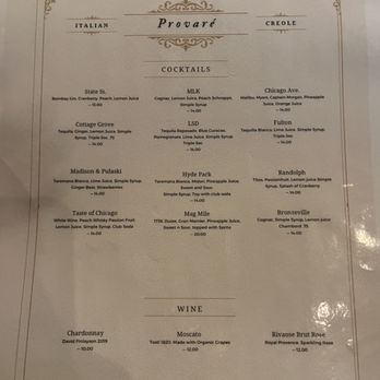 Provare - Menu - Cajun/Creole Near Me - Chicago, Illinois Provare - Menu - Cajun/Creole Near Me - Chicago, Illinois