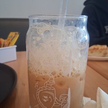 Macanudo Cafe - Iced white chocolate mocha with vanilla syrup - Empanadas Near Me - Miami, Florida Macanudo Cafe - Iced white chocolate mocha with vanilla syrup - Empanadas Near Me - Miami, Florida