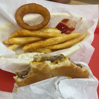 The Red Onion - Cheeseburger fries and onion rings - American Near Me - Concord, California