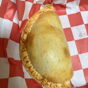 Cafe Guarani - beef empanada - imprint on the side!! - Cafes Near Me - Pacific Grove, California