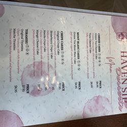 Ramen Haven - Menu (Desserts)