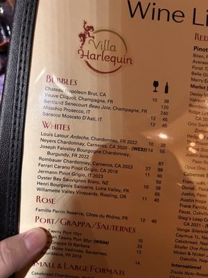 Menu photo 1 Villa Harlequin Lake Charles, LA Menu photo 1 Villa Harlequin Lake Charles, LA