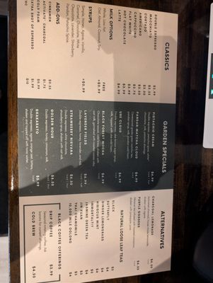 Menu photo 2 The Coffee Garden Houston, TX Menu photo 2 The Coffee Garden Houston, TX