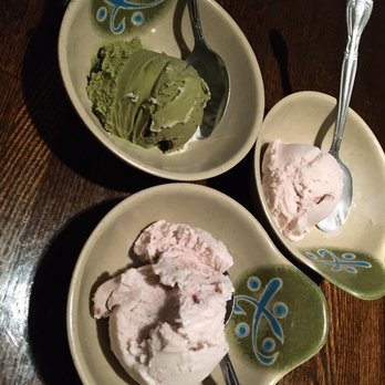 Hoshi Sushi - red bean & green tea ~ ice cream - Sushi Bars Near Me - Stony Brook, New York Hoshi Sushi - red bean & green tea ~ ice cream - Sushi Bars Near Me - Stony Brook, New York