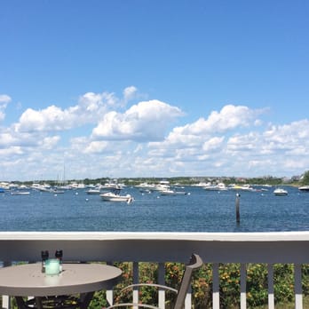 Dead Eye Dick's - The view from our seat out on the deck. - New American Near Me - Block Island, Rhode Island