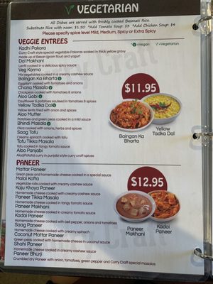 Menu photo 7 Curry Craft San Marcos, CA