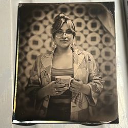River City Tintype - The finished 4x5 plate