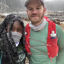Williams Lake Trail - Do I look cold...I'm cold