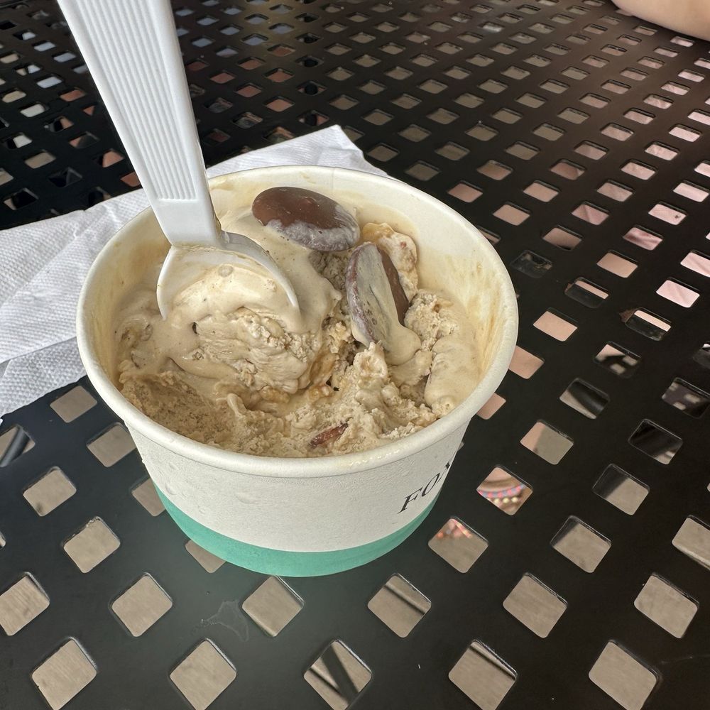 Fox Meadows Creamery - Brown sugar almond brittle-ate some before photo it was so good! Taste like heath bars. - Ice Cream & Frozen Yogurt Near Me - Ephrata, Pennsylvania Fox Meadows Creamery - Brown sugar almond brittle-ate some before photo it was so good! Taste like heath bars. - Ice Cream & Frozen Yogurt Near Me - Ephrata, Pennsylvania