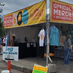 Fremont Fair - Merch tent
