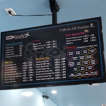 Milk Tea Lab - Menu 9/26/19 - Bubble Tea Near Me - San Jose, California Milk Tea Lab - Menu 9/26/19 - Bubble Tea Near Me - San Jose, California