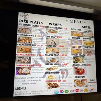 Halal Time - Menu - Food Trucks Near Me - Austin, Texas