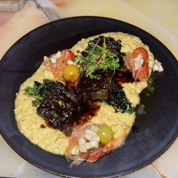 Angle - Short Ribs with grits - New American Near Me - Manalapan, Florida