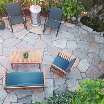 Solvida Irrigation & Landscapes - Outdoor living space with flagstone patio install - Irrigation Near Me - Olympia, Washington Solvida Irrigation & Landscapes - Outdoor living space with flagstone patio install - Irrigation Near Me - Olympia, Washington