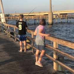 Cedar Point Pier - Kids had a great time.