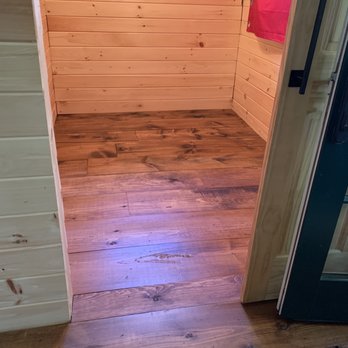 Square Nail Rustics - Finished the nook flooring with chestnut 11" pine - Furniture Stores Near Me - South Glens Falls, New York