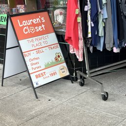 Sign out front