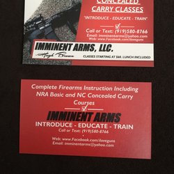 Imminent Arms - Business Card